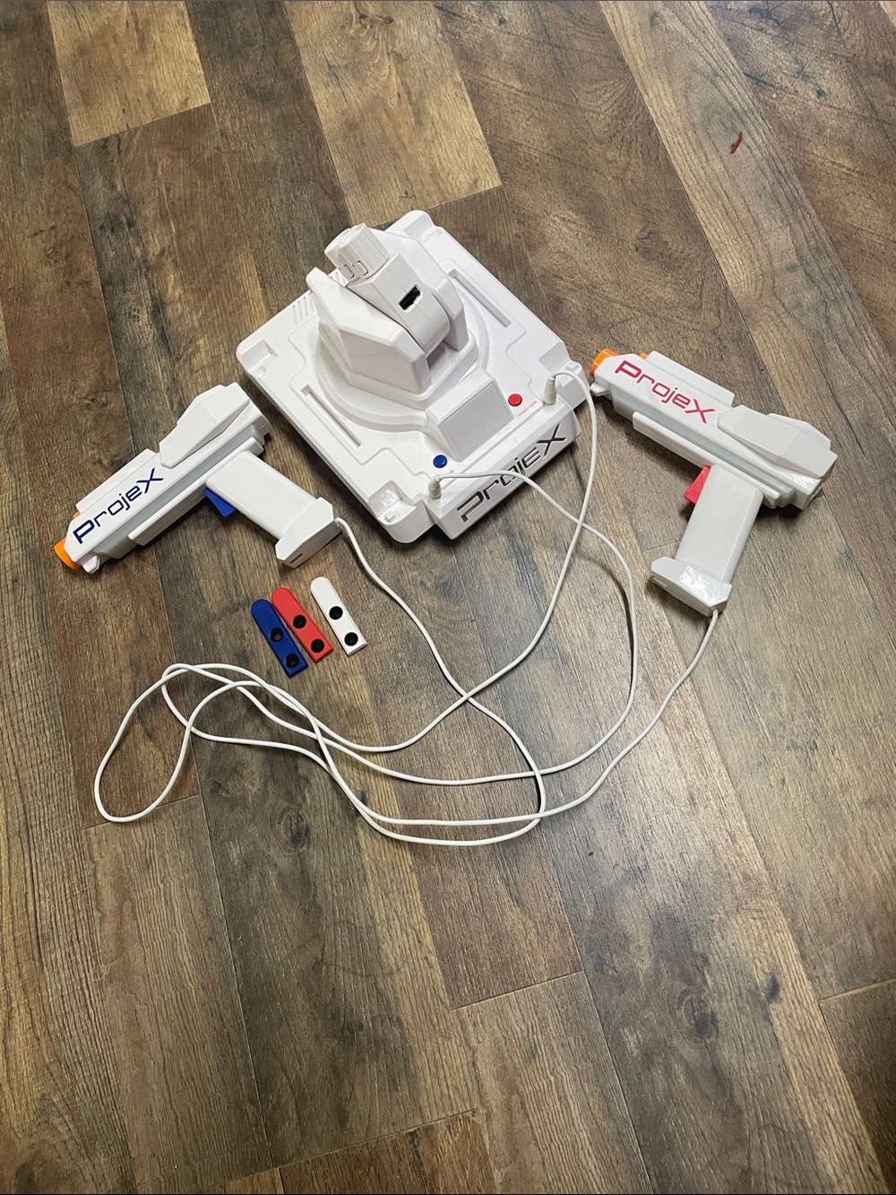 White Twin Light Gun Set for Video Game Consoles